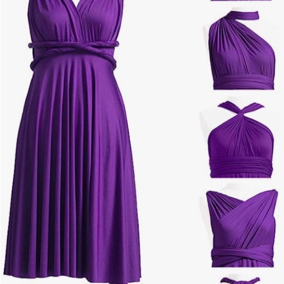 Multi way dress Purple - Picture 4 of 5